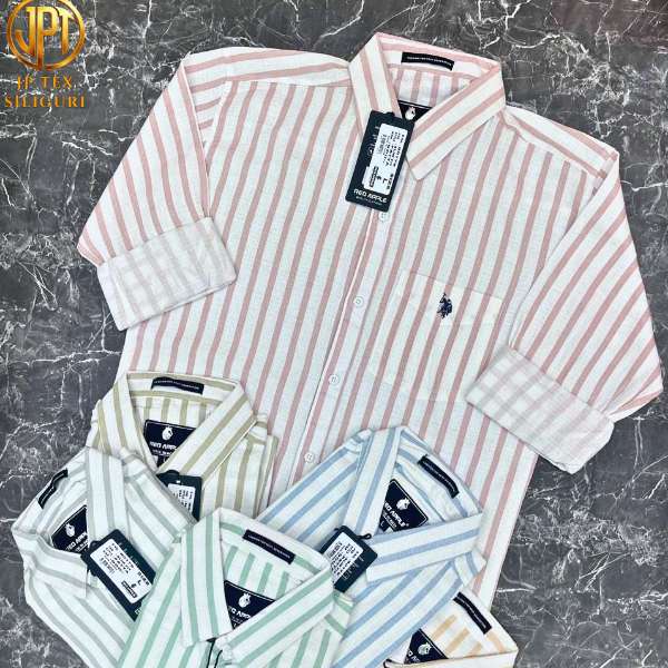 Studio Nine Men’s Striped Full Sleeve Shirt
